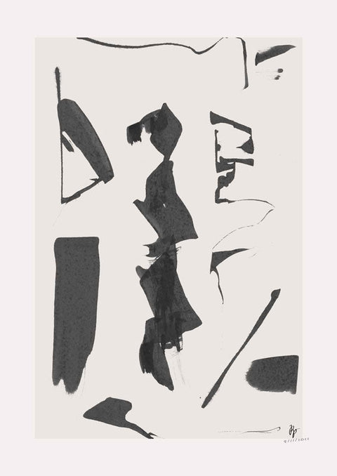 Abstract Ink 05 - Hommes Decor