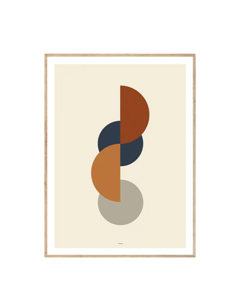 Abstract Shapes Vintage Tones 2 - Hommes Decor