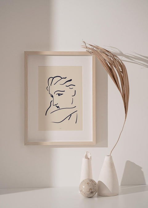 Matisse Man Drawing - Hommes Decor