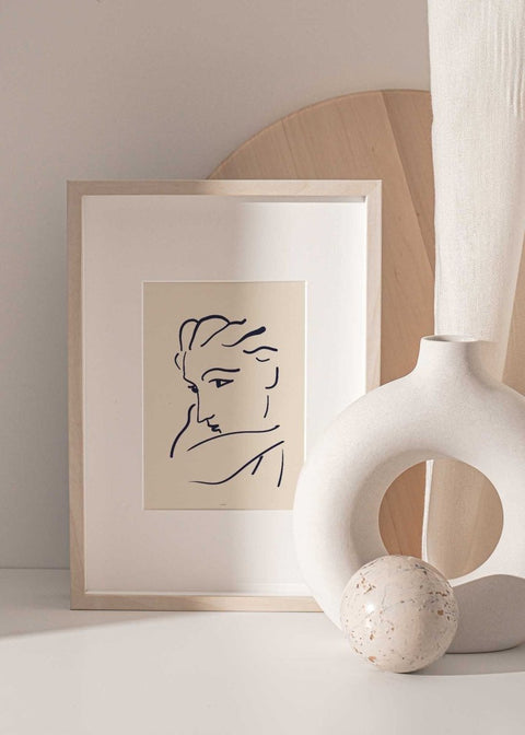 Matisse Man Drawing - Hommes Decor