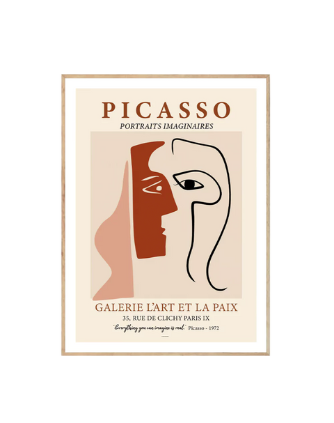 Picasso Face and Mask - Hommes Decor