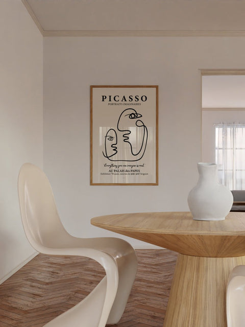 Picasso Visages Poster - Hommes Decor