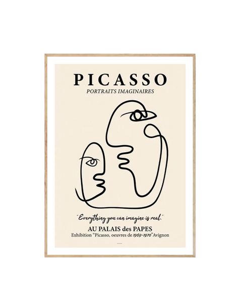 Picasso Visages Poster - Hommes Decor