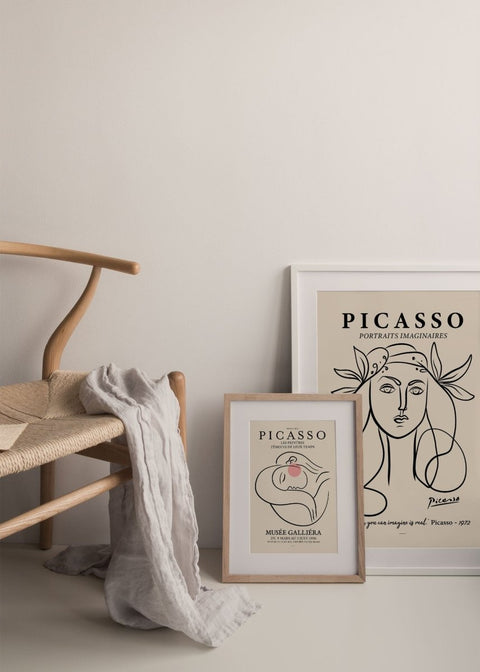 Picasso Woman Daydreaming Poster - Hommes Decor