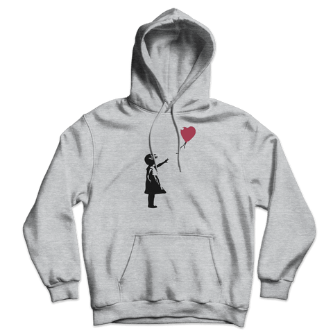 Banksy The Girl with a Red Balloon Artwork Unisex Hoodie - Hommes Decor
