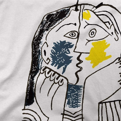 Pablo Picasso The Kiss 1979 Artwork T-Shirt - Hommes Decor