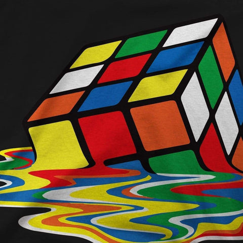 Rubick's Cube Melting, Sheldon Cooper's T-Shirt - Hommes Decor